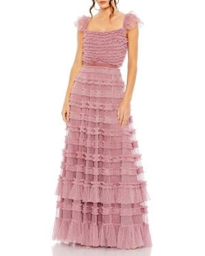 Mac duggal セール クラシカル フレアー ロング ドレス ブラック Mac Duggal Dresses for Women | Online Sale up to 60% off | Lyst