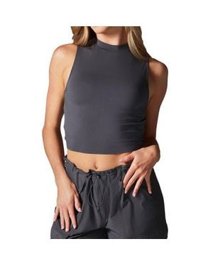Tavi Mock Neck Tank - Black
