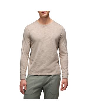 Prana Ronnie Ii Henley T-Shirt - Gray