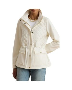 Ralph Lauren Mixed Media Quilted Jacket - Natural