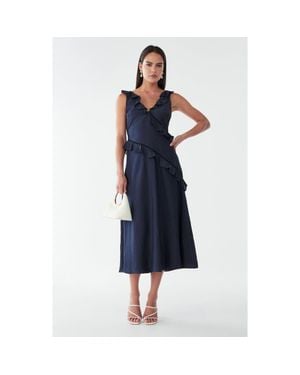 BWLDR Fallon Maxi Dress - Blue