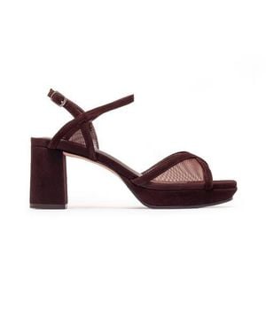 Bernardo Celeste Platform Sandal - Brown