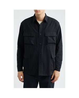 Snow Peak Takibi Herringbone Shirt Jacket - Black