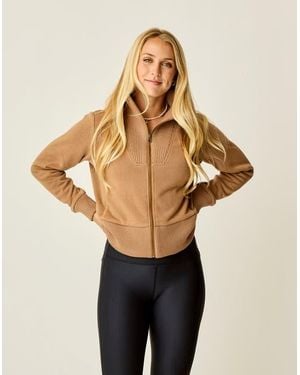 Carve Designs Briar Fleece Jacket - Natural