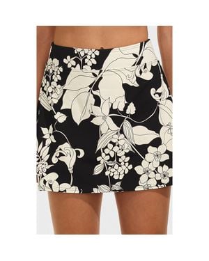 Lands' End Tummy Control Skirt Swim Bottoms - Black