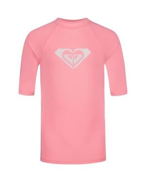 Roxy Kids' Hearted Upf Rashguard - Pink