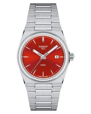 Tissot Prx Bracelet Watch, 35Mm - Red