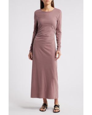 Xirena Wiley Long Sleeve Maxi Dress - Purple