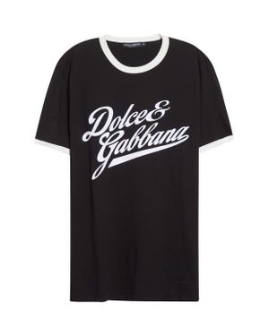 DOLCE&amp;GABBANA - DOLCE&amp;GABBANA  Tシャツ Short T-shirt with DG logo in White for Women