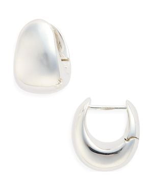 LIE STUDIO The Hoop Earrings - White