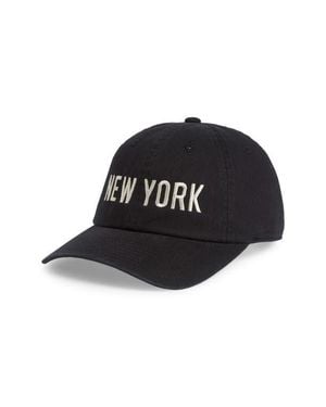 American Needle New York Cotton Baseball Cap - Black