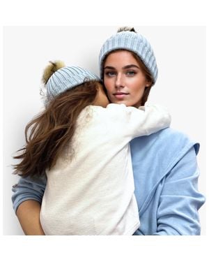 Accouchée Mom N Me Beanie Set - Blue