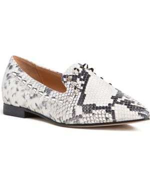 Beautiisoles Celeste Pointed Toe Loafer - White