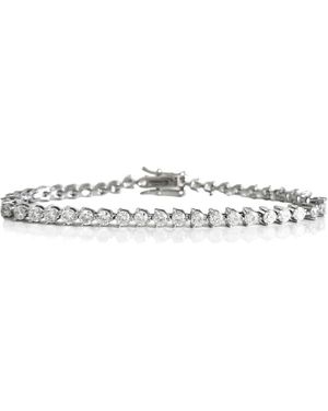 Leni James The Kate 3Mm Tennis Bracelet - Metallic