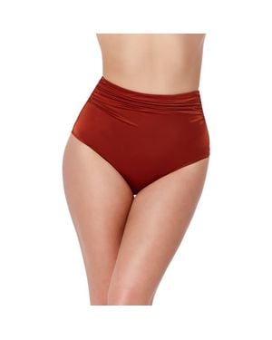 Gottex Mademoiselle High Waist Bikini Bottom - Red