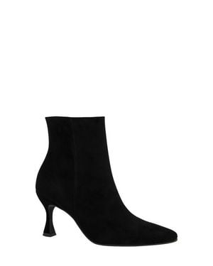 Paul Green Freeda Leather Bootie - Black