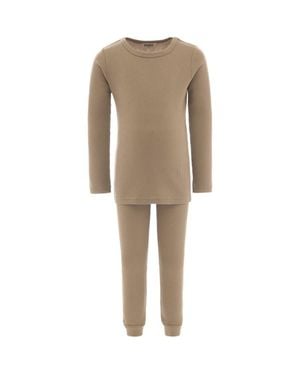 BANBLU Striped Modal Outfit - Natural