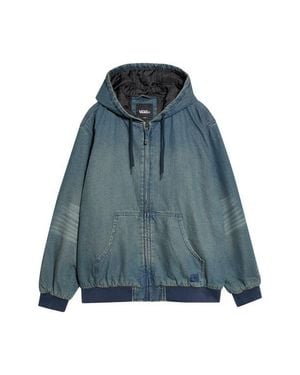 Vans Eli Workwear Denim Hooded Jacket - Blue