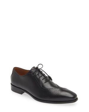 Mezlan Gasset Wingtip Oxford - Black