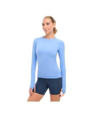 BloqUV Active V-Neck Shirt - Blue
