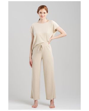 Natori Eden Everywhere Straight Leg Pant - Natural