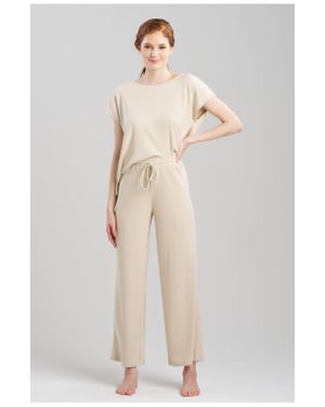 Natori Eden Everywhere Straight Leg Pant - Natural