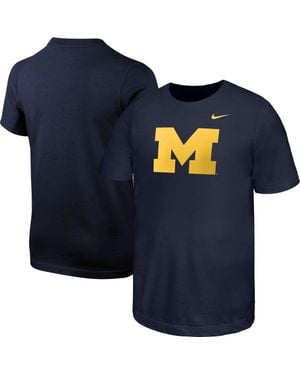 Nike Youth Michigan Wolverines Logo T-Shirt - Blue