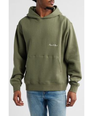 Museum of Peace & Quiet Wordmark Cotton Hoodie - Green