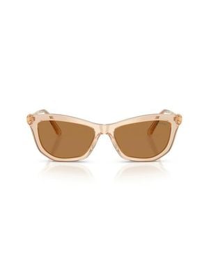Swarovski 56Mm Cat Eye Sunglasses - Natural