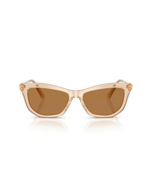 Swarovski 56Mm Cat Eye Sunglasses - Natural