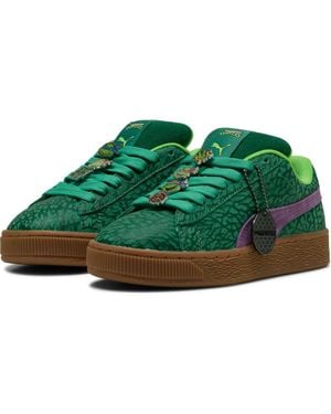 PUMA X Teenage Mutant Ninja Turtles Kids' Suede Xl Sneaker - Green