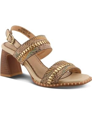 Spring Step Starstud Slingback Sandal - Metallic