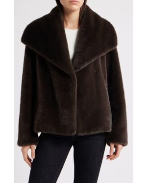 Sam Edelman Faux Fur Jacket - Black