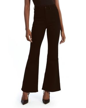 Bardot Ashlynn High Waist Bootcut Jean - Black