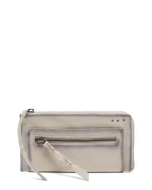 Free People We The Free Emerson Leather Wallet - Gray