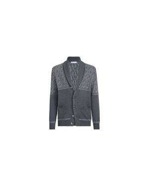 Brunello Cucinelli Cardigan With Shawl Collar - Blue