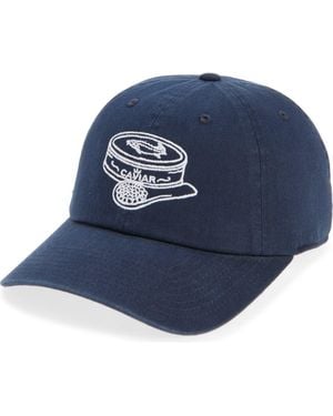 American Needle Caviar Embroidered Baseball Cap - Blue