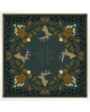 Matty Miller Studio 100% Silk Scarf Haven - Green