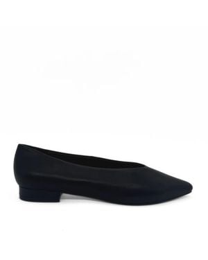Amie Rafa Riley Leather Ballet Flats - Blue