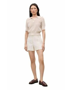 Rebecca Taylor Fern Knit Sweater - Natural