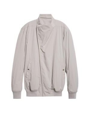 Rick Owens Hollywood Leopard Print Trench Coat - Gray