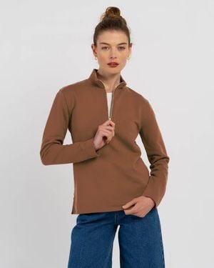 Kettlewell Robyn 1/4 Zip Sweatshirt - Blue