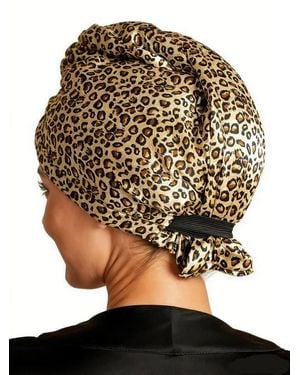SILKSILKY Pure Silk Hair Towel Wrap - Natural