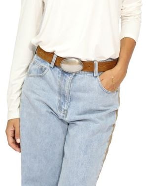 Belle & Bloom Melrose Western Belt - Blue