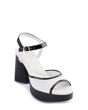 KARL LAGERFELD Hallet Platform Sandal - Metallic