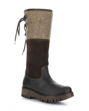 Bos. & Co. Goose Primaloft Waterproof Boiled Wool Mid Calf Boot - Black