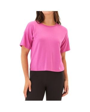 Threads For Thought Shana Drop Shoulder Terry Top - Red