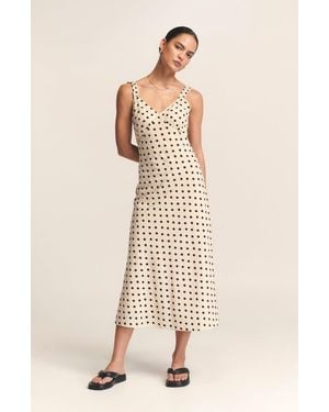 ST MRLO Tide Midi Dress - Natural