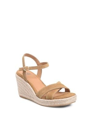 Söfft Neely Ankle Strap Platform Espadrille Sandal - Pink
