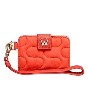 Wolf Mimi Swirl Card Case - Red